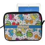 Dinosaur Print Tablet Case / Sleeve - Large (Personalized)