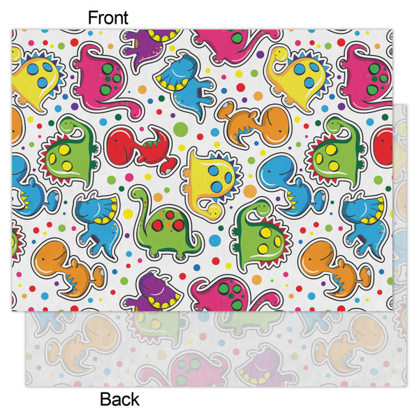Dinosaur Print Tissue Paper - Heavyweight - Large - Front & Back