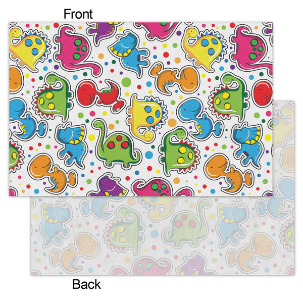 Dinosaur Print Tissue Paper - Lightweight - Small - Front & Back