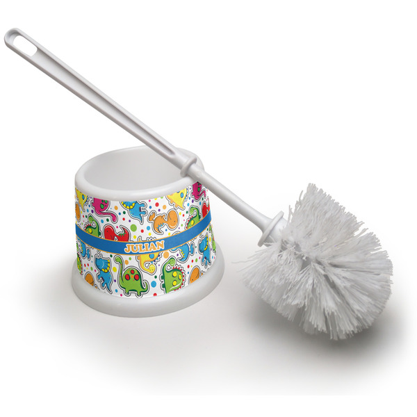 Custom Dinosaur Print Toilet Brush (Personalized)