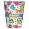 Dinosaur Print Personalized Trash Can (White)