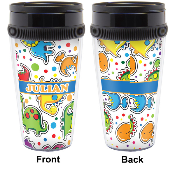 Dinosaur Print Travel Mug Approval (Personalized)