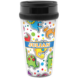 Dinosaur Print Acrylic Travel Mug without Handle (Personalized)