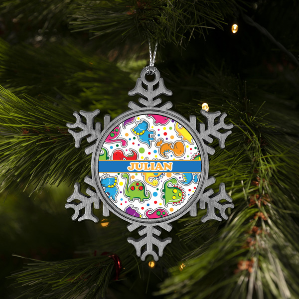 Dinosaur Print Vintage Snowflake - (LIFESTYLE)