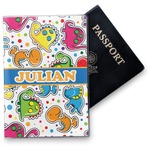 Dinosaur Print Vinyl Passport Holder (Personalized)