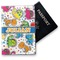 Dinosaur Print Vinyl Passport Holder (Personalized)