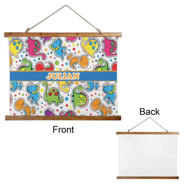 Dinosaur Print Wall Hanging Tapestry - Landscape - APPROVAL