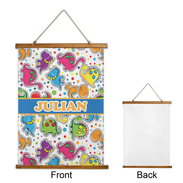 Dinosaur Print Wall Hanging Tapestry - Portrait - APPROVAL