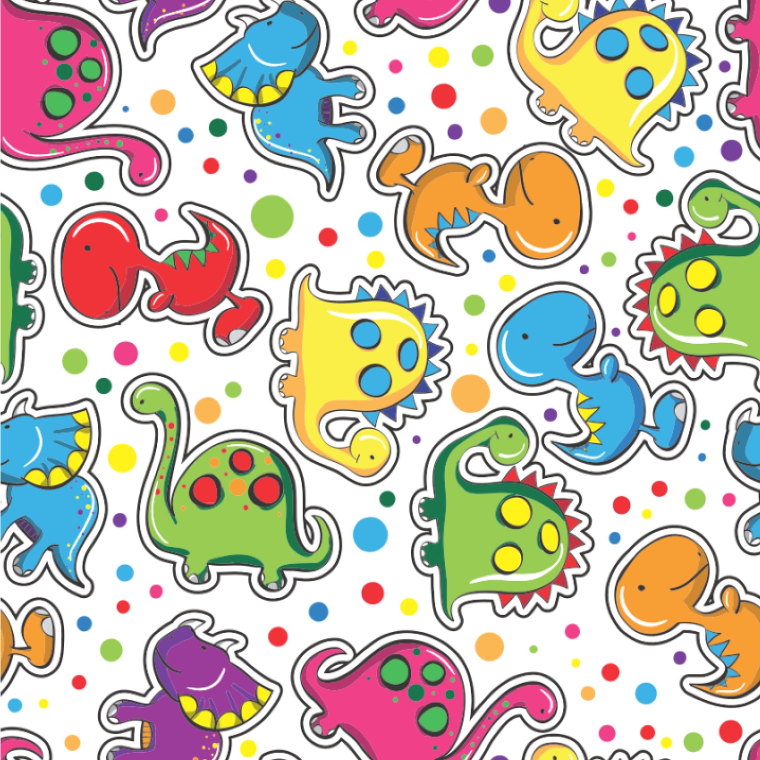 Dinosaur Print Wallpaper & Surface Covering - YouCustomizeIt