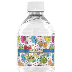 Dinosaur Print Water Bottle Labels - Custom Sized (Personalized)