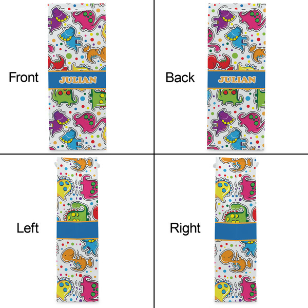 Dinosaur Print Wine Gift Bag - Gloss - Approval