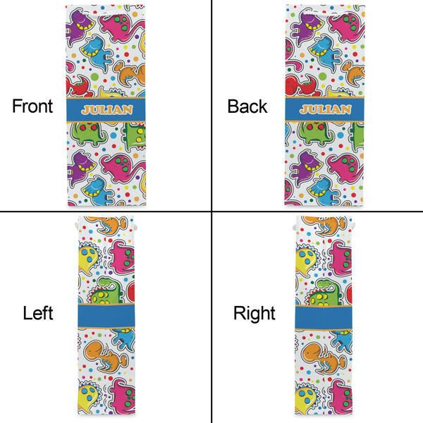 Dinosaur Print Wine Gift Bag - Matte - Approval