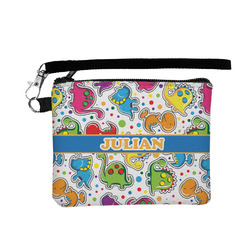 Dinosaur Print Wristlet ID Case w/ Name or Text