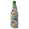 Dinosaur Print Zipper Bottle Cooler - ANGLE (bottle)