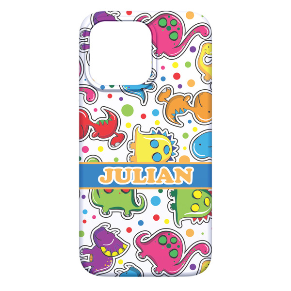 Dinosaur Print iPhone 13 Pro Max Case - Back