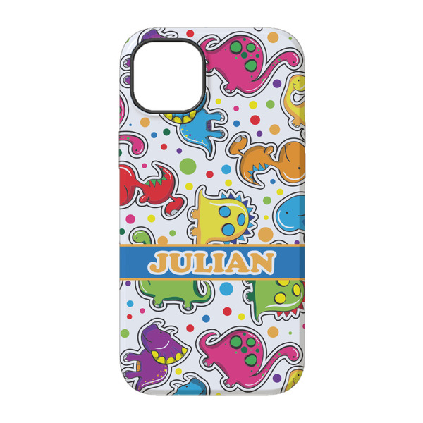 Dinosaur Print iPhone 14 Pro Tough Case - Back