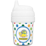 Dots & Dinosaur Baby Sippy Cup (Personalized)