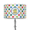 Dots & Dinosaur 12" Drum Lamp Shade - Fabric (Personalized)