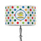 Dots & Dinosaur 12" Drum Lamp Shade - Poly-film (Personalized)