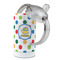 Dots & Dinosaur 12 oz Stainless Steel Sippy Cups - Top Off