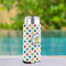 Dots & Dinosaur Can Cooler - Tall 12oz - In Context
