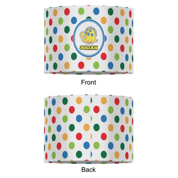 Dots & Dinosaur 16" Drum Lampshade - APPROVAL (Fabric)