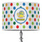 Dots & Dinosaur 16" Drum Lampshade - ON STAND (Poly Film)