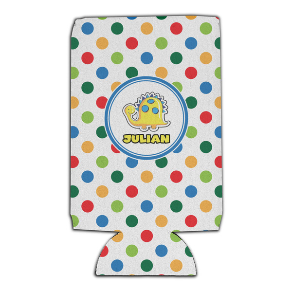Dots & Dinosaur 16oz Can Sleeve - Set of 4 - FRONT