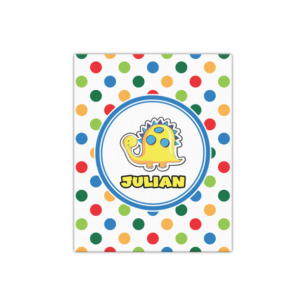 Dots & Dinosaur 16x20 - Canvas Print - Front View
