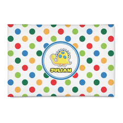 Dots & Dinosaur 2' x 3' Patio Rug (Personalized)