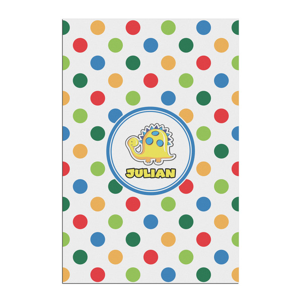 Custom Dots & Dinosaur Posters - Matte - 20x30 (Personalized)