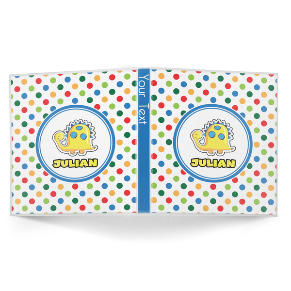 Dots & Dinosaur 3-Ring Binder Approval- 1in