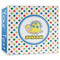 Dots & Dinosaur 3-Ring Binder - 3 inch (Personalized)