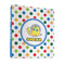 Dots & Dinosaur 3 Ring Binder - Full Wrap - 1" (Personalized)