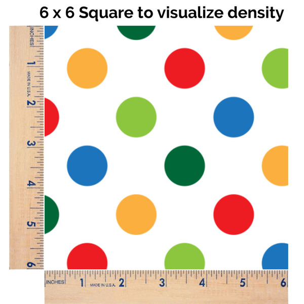 Dots & Dinosaur 6x6 Swatch of Fabric