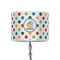 Dots & Dinosaur 8" Drum Lampshade - ON STAND (Poly Film)