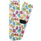 Dots & Dinosaur Adult Crew Socks - Single Pair - Front and Back