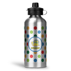Dots & Dinosaur Water Bottles - 20 oz - Aluminum (Personalized)