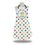 Dots & Dinosaur Apron w/ Name or Text
