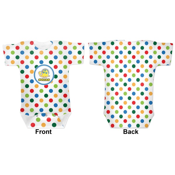 Dots & Dinosaur Baby Bodysuit Approval