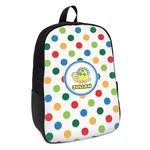 Dots & Dinosaur Kids Backpack (Personalized)