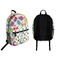 Dots & Dinosaur Backpack front and back - Apvl