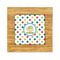 Dots & Dinosaur Bamboo Trivet with Ceramic Tile Insert (Personalized)