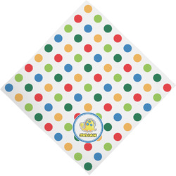Dots & Dinosaur Dog Bandana Scarf w/ Name or Text