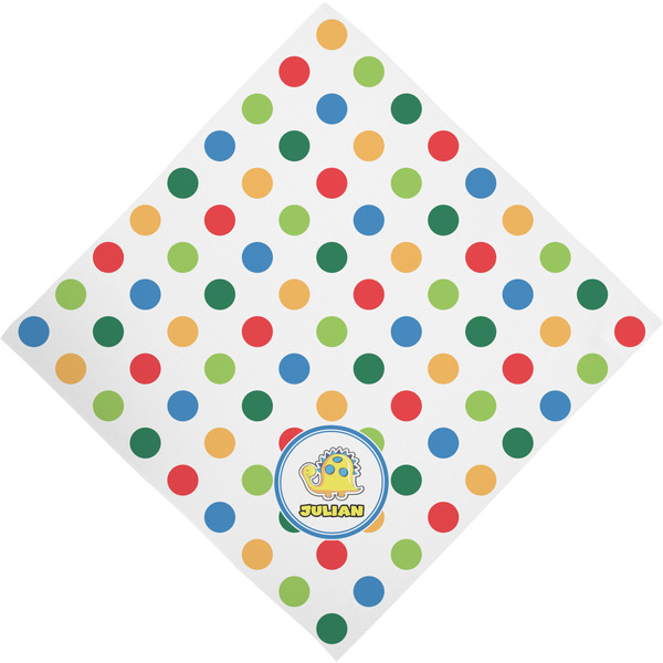Dots & Dinosaur Bandana - Full View