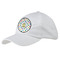 Dots & Dinosaur Baseball Cap - White (Personalized)