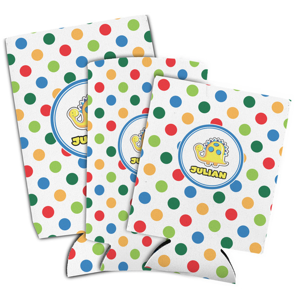 Dots & Dinosaur Can Coolers - PARENT/MAIN