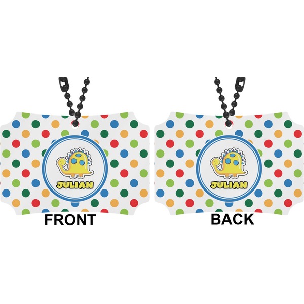 Dots & Dinosaur Car Ornament - Berlin (Approval)