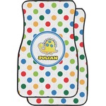 Dots & Dinosaur Car Floor Mats (Personalized)