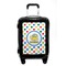 Dots & Dinosaur Carry On Hard Shell Suitcase - Front